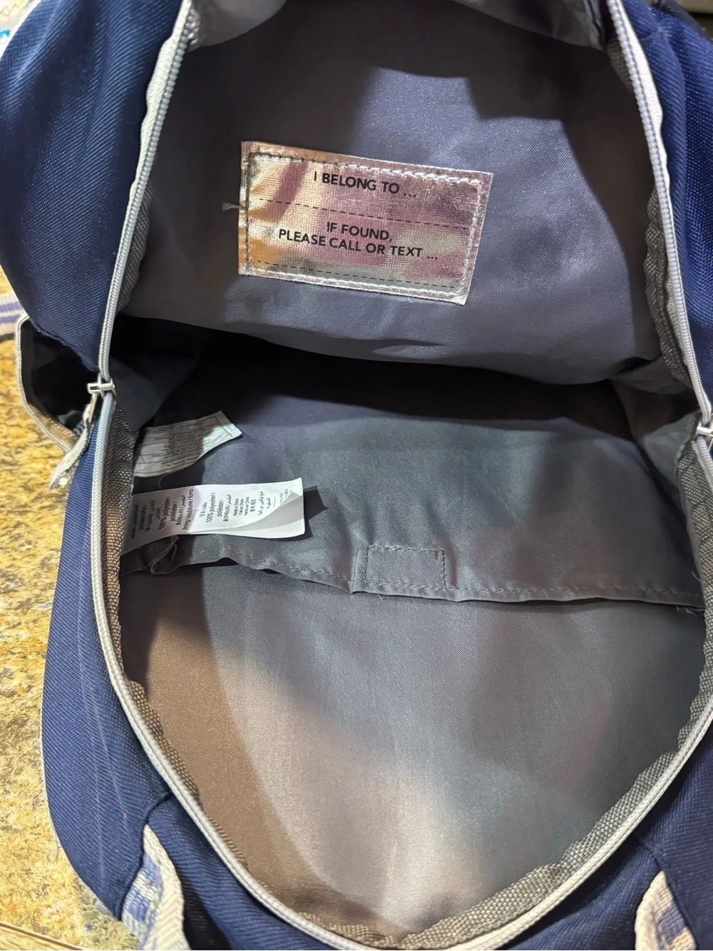 Pottery Barn Kids Mackenzie Small Backpack Navy Solar System Planets Rocket Ship